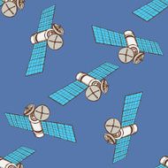 Sketch space satelite
