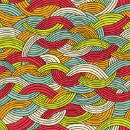 Seamless pattern with waves N29