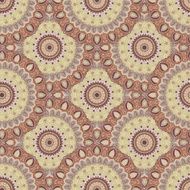 Mandala Round Ornament Pattern N13