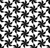 Black and white geometric seamless pattern N13
