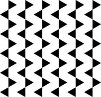 Black and white geometric seamless pattern with triangle N2