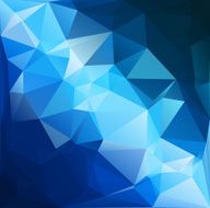 Blue Polygonal Mosaic Background Creative Design Templates N22