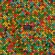 background abstract mosaic of the pixel tiles colorful squares