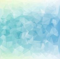 Blue White Polygonal Mosaic Background N7