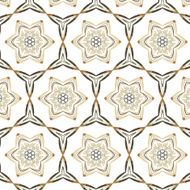 Abstract geometric pattern American vintage style
