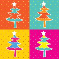 Pop Art Christmas tree