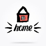 hand drawn home icon