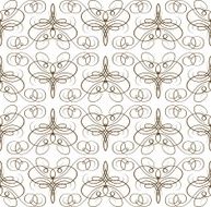 Seamless calligraphical pattern