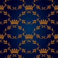 Seamless pattern with crowns N3