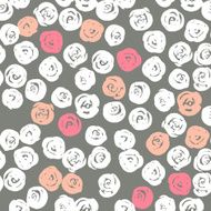 floral background with roses seamless vector illustration for your design