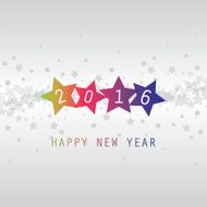 New Year Card Background - 2016 N16