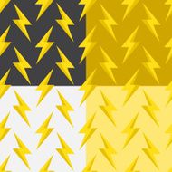 seamless pattern with lightning