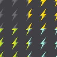 seamless pattern with lightning N3