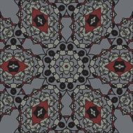 Endless dark wallpaper Abstract Retro mandala