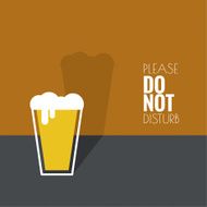 Abstract background with Beer glass