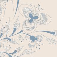 Floral abstract background N41
