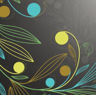Floral abstract background N44