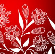Floral abstract background N52