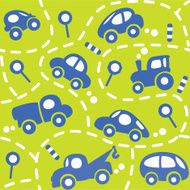 Cars on the road Seamless pattern N12