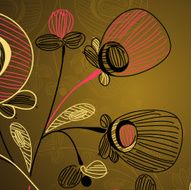 Floral abstract background N55