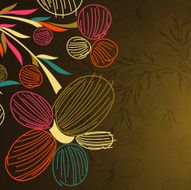 Floral abstract background N56