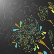Floral abstract background N58