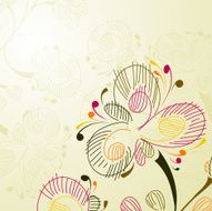 Floral abstract background N59