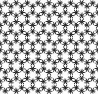 Black and white geometric seamless pattern N15