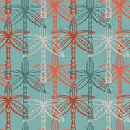 Seamless pattern with palm trees N11