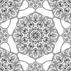 Ornamental vector pattern N2