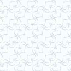 Quilling paper diagonal spades on vine