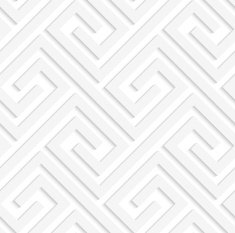 White 3D fastened spirals