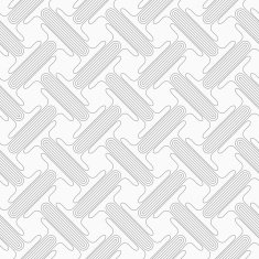 Slim gray countered T shapes with offset