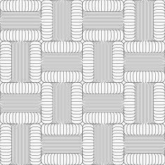 Shades of gray striped T shapes touching
