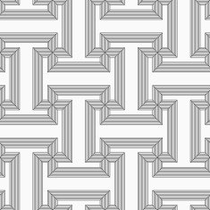 Shades of gray striped T shapes