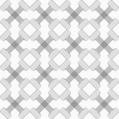 Shades of gray striped crossing double T shapes