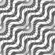 Shades of gray diagonal waves with rays