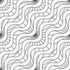 Shades of gray diagonal waves with ray layering