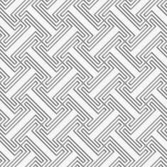 Perforated T shapes grid with offset