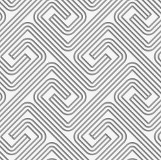 Perforated striped square spirals fastened