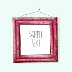 Watercolor frames N2