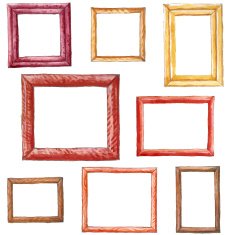 Watercolor frames N3