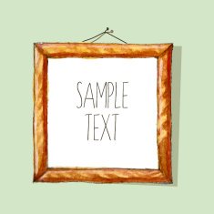 Watercolor frames N5