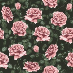 Seamless rose pattern N17