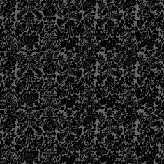warped damask pattern black grey