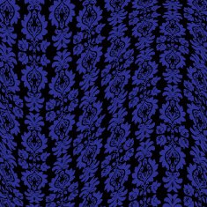 warped damask pattern purple black