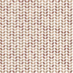 Scrap seamless pattern with brown leaves