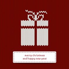 Scandinavian style knitted background
