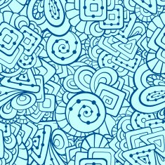 Abstract shapes seamless pattern N2