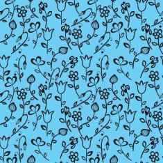 Floral Pattern N709